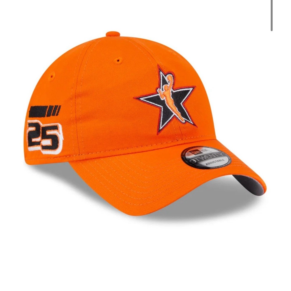 New Era WNBA 2025 ALL STAR Game LOGO 9SEVENTY Orange adjustable cap hat‎ unisex